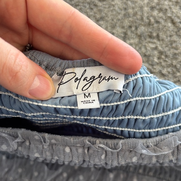 Maternity friendly Blue Dress - Picture 2 of 4